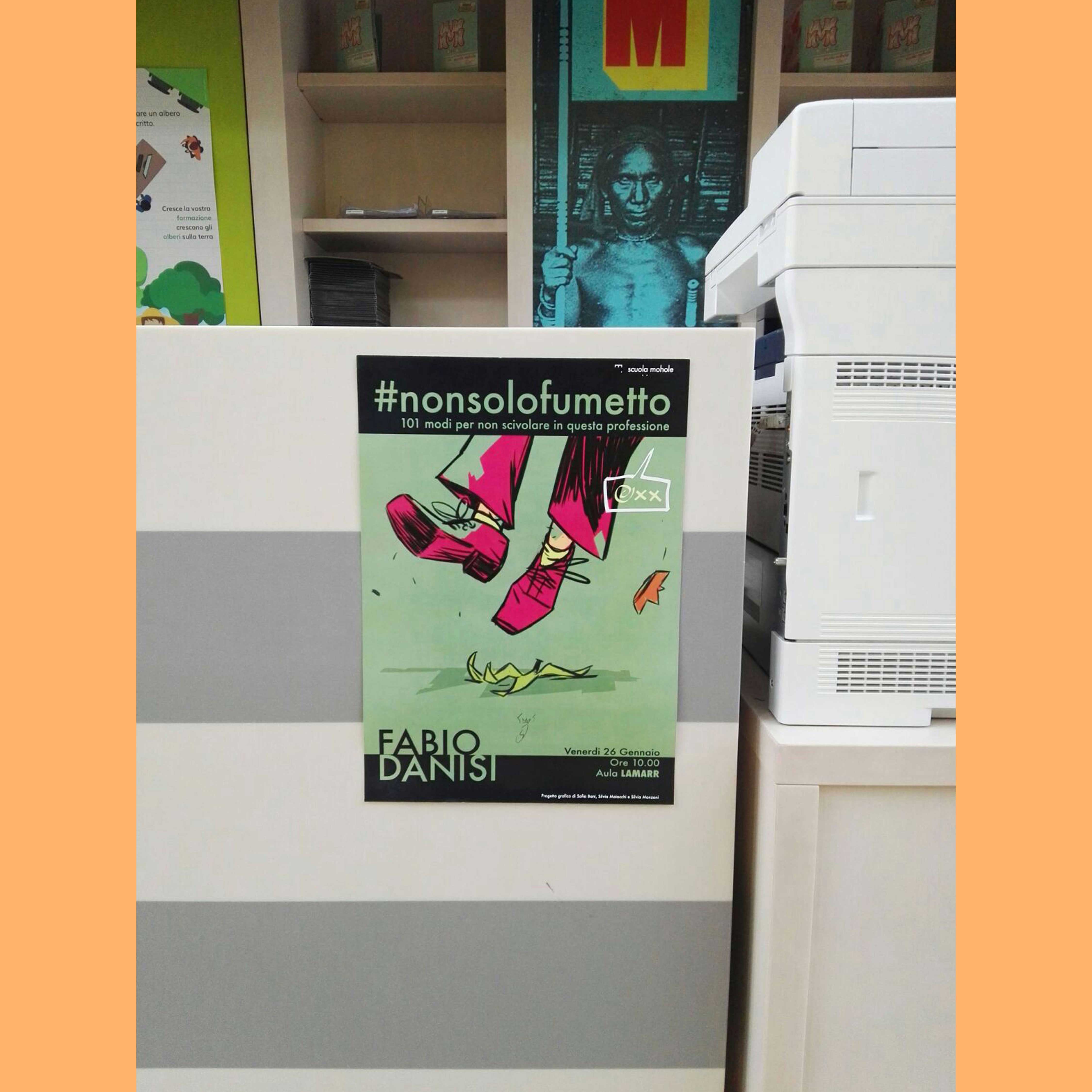 First slide Poster Non solo fumetto exhibition